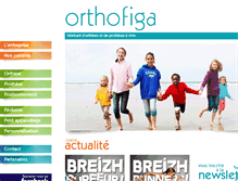 Tablet Screenshot of orthofiga.com